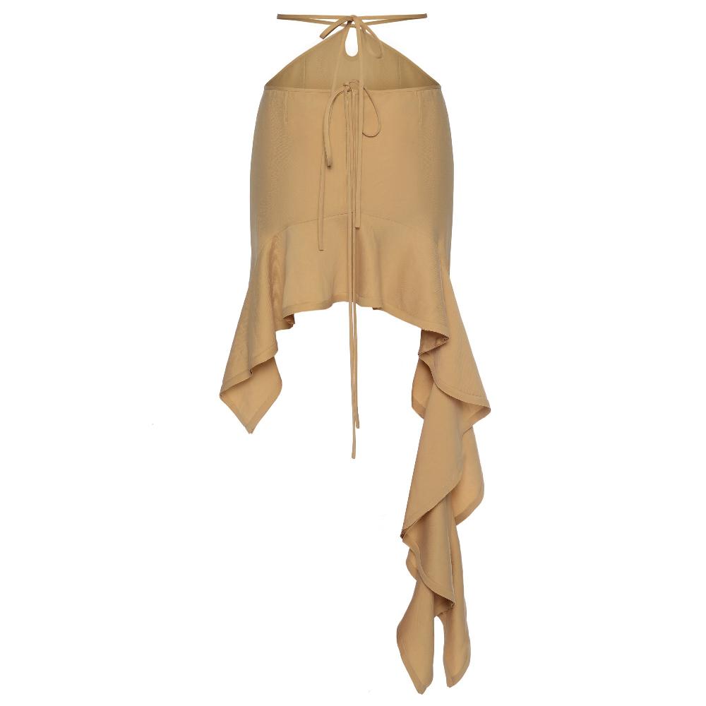 Lado Bokuchava THE LOVERS SKIRT Skirt Beige