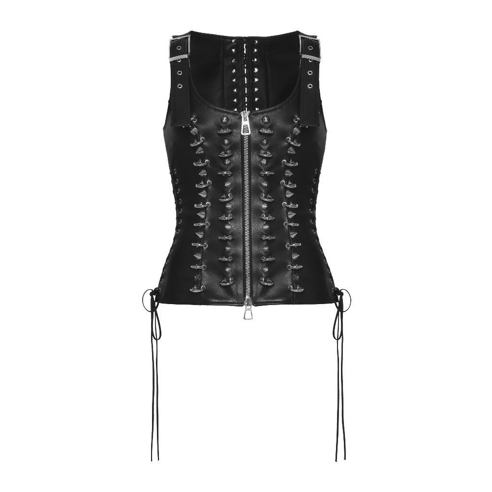 lado bokuchava THUNDER CORSET Top Black