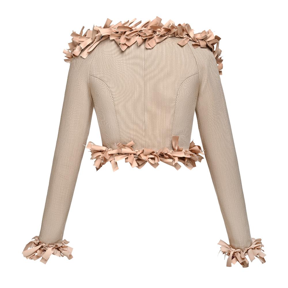 Lado Bokuchava TIED VENOM JACKET Jacket Beige