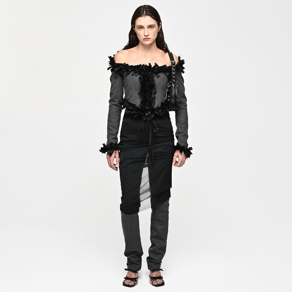 Lado Bokuchava TIED VENOM JACKET Jacket Gray