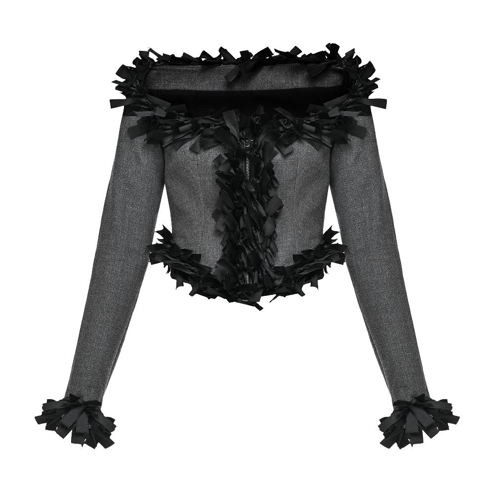 lado bokuchava TIED VENOM JACKET Jacket Gray