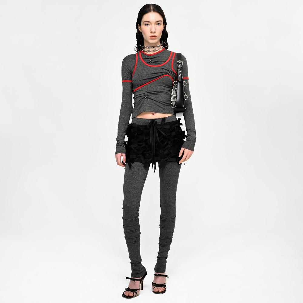 Lado Bokuchava TRIPLE PIERCE TOPS Top Gray