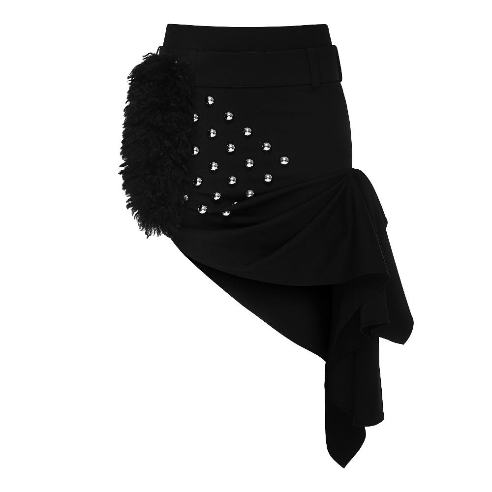 lado bokuchava VALKIRIA SKIRT Skirt Black