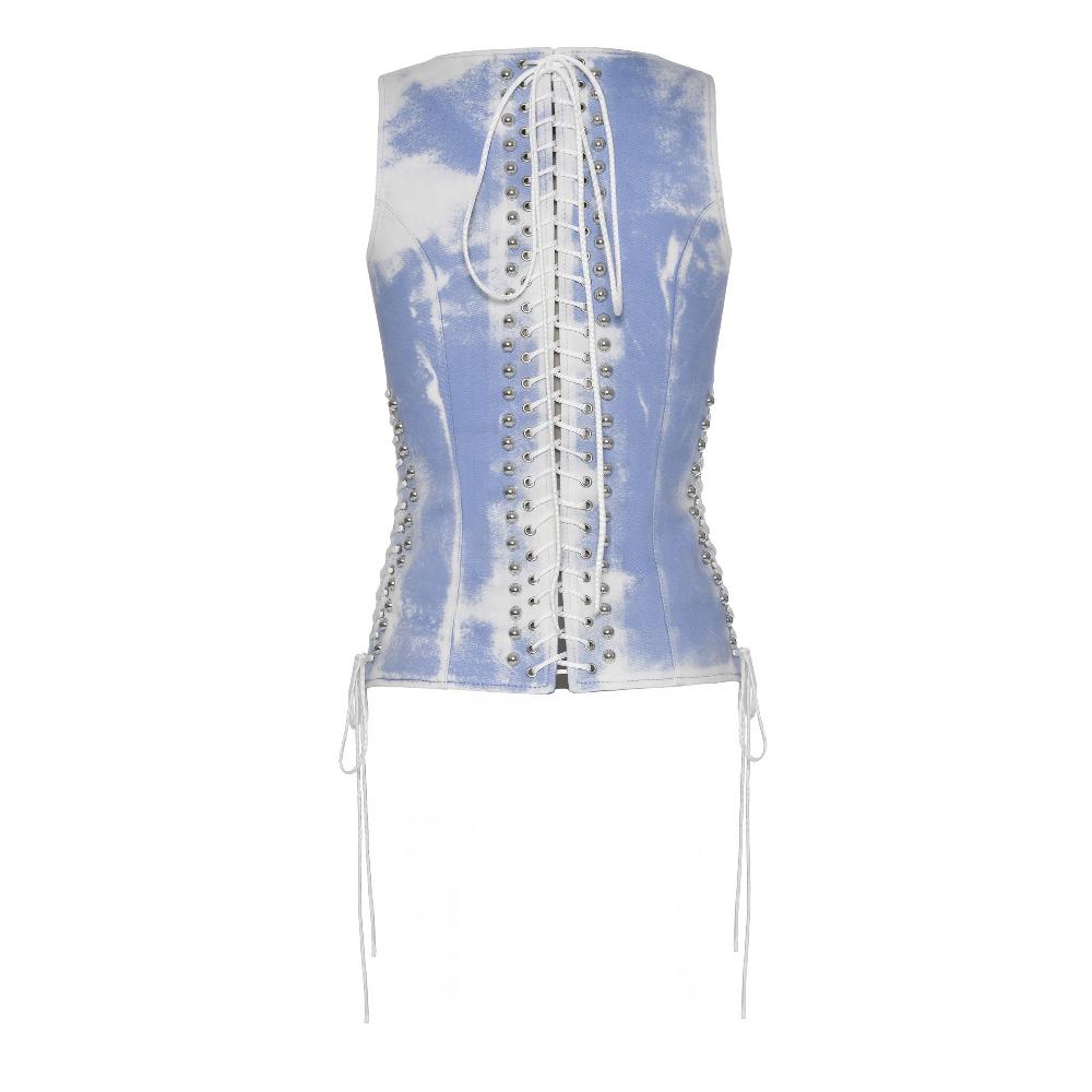 Lado Bokuchava VENOM CORSET Top Baby Blue