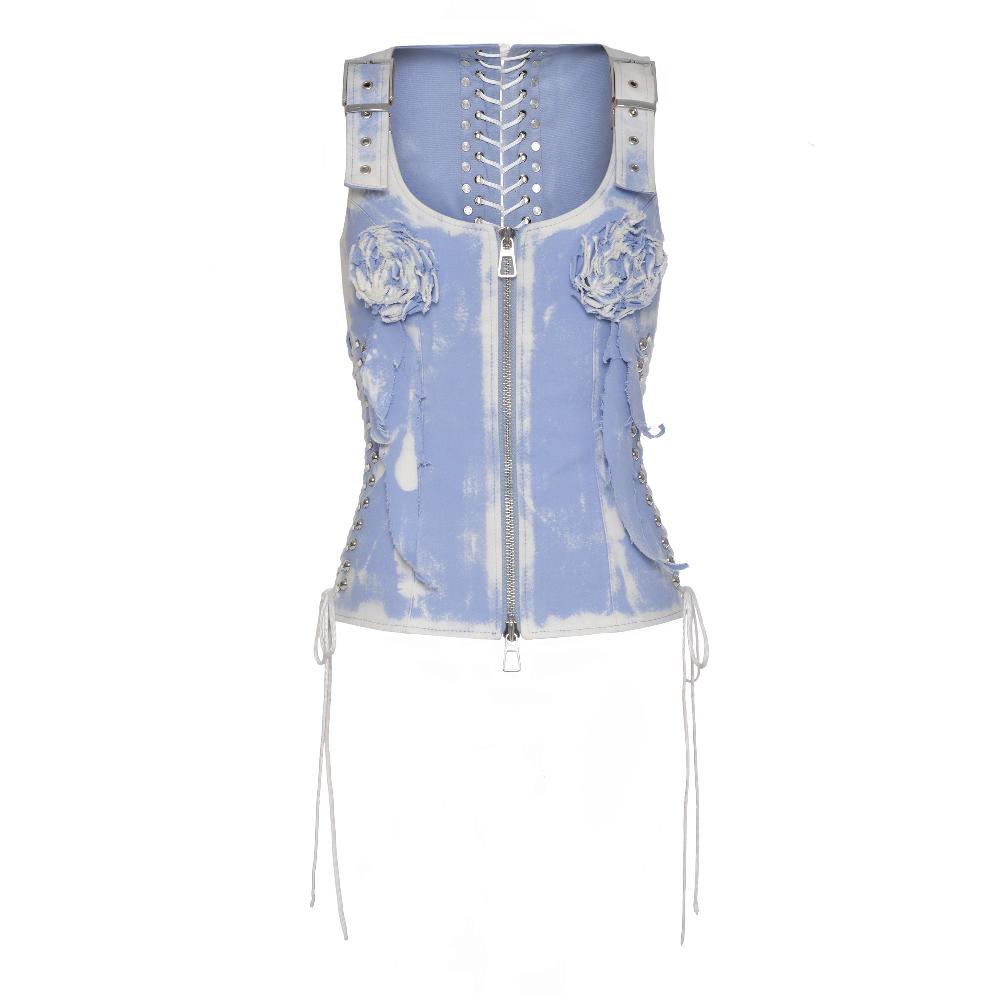 lado bokuchava VENOM CORSET Top Baby Blue
