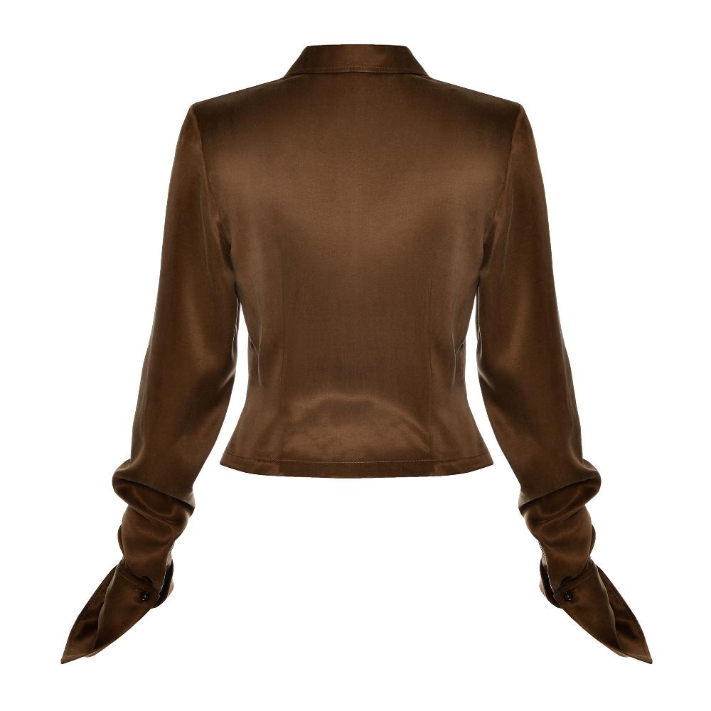 Lado Bokuchava ZIGGY SHIRT SAMPLE SALE Brown