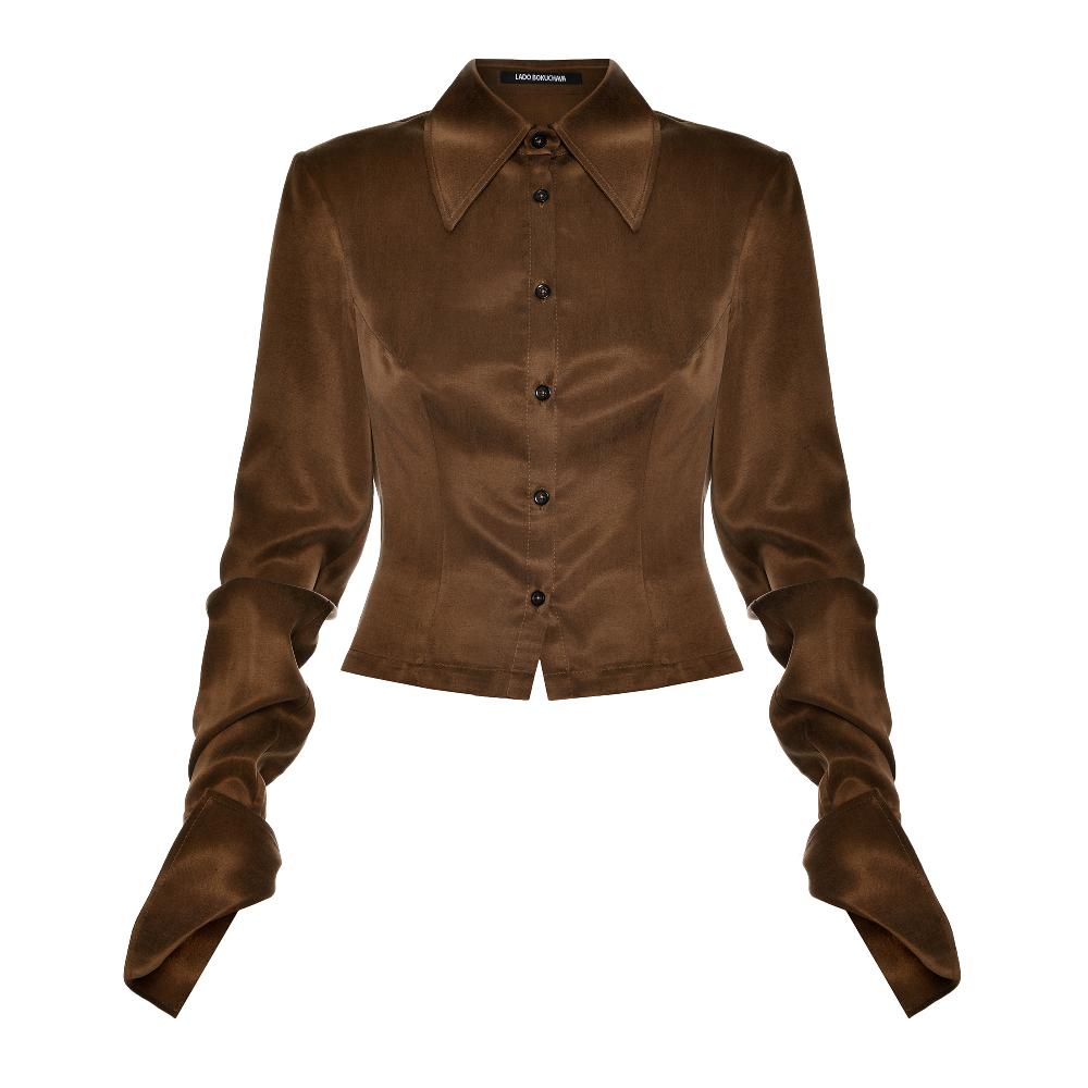 lado bokuchava ZIGGY SHIRT SAMPLE SALE Brown