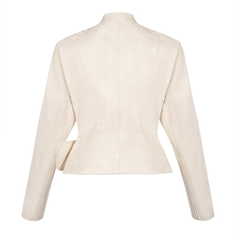 Lado Bokuchava OKINAWA BOW JACKET Jacket Milk Beige