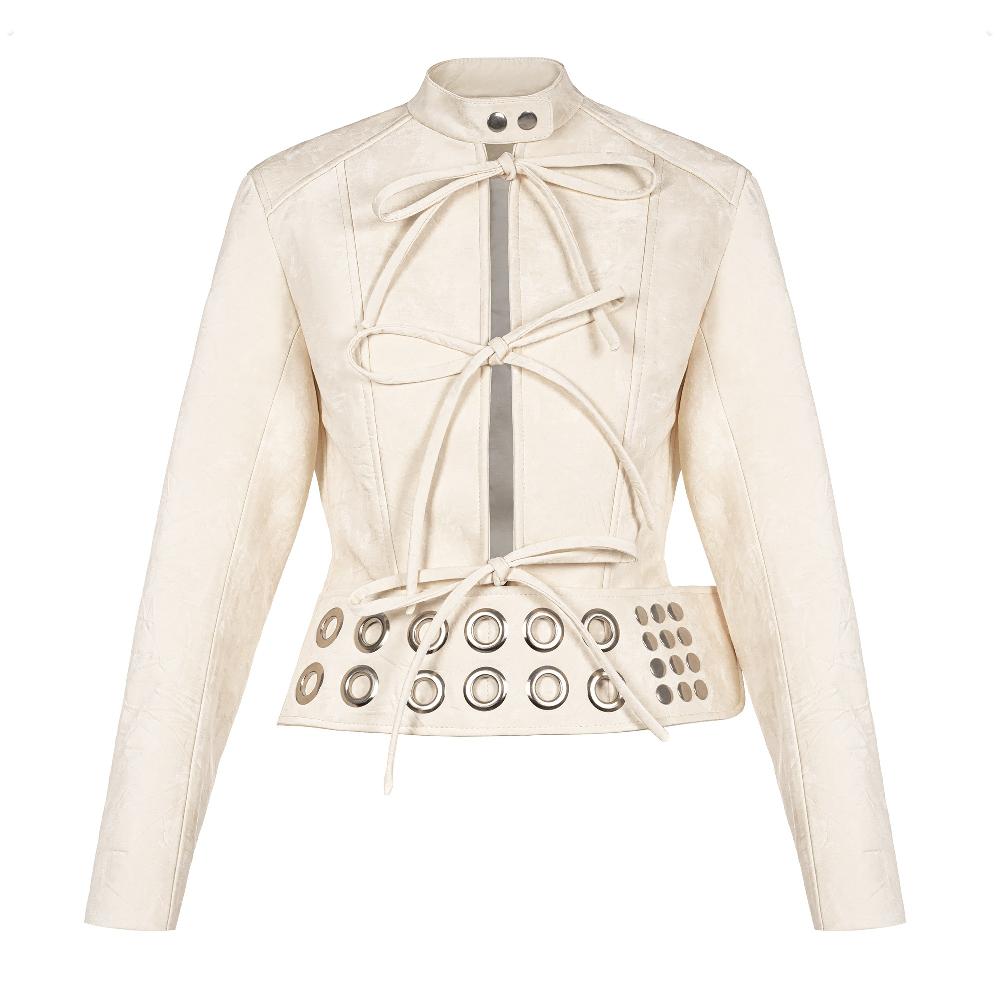 lado bokuchava OKINAWA BOW JACKET Jacket Milk Beige