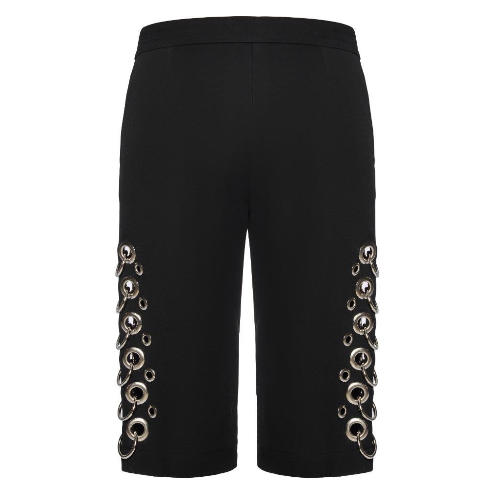 Lado Bokuchava PIERCED BOYFRIEND’S SHORTS Shorts Black