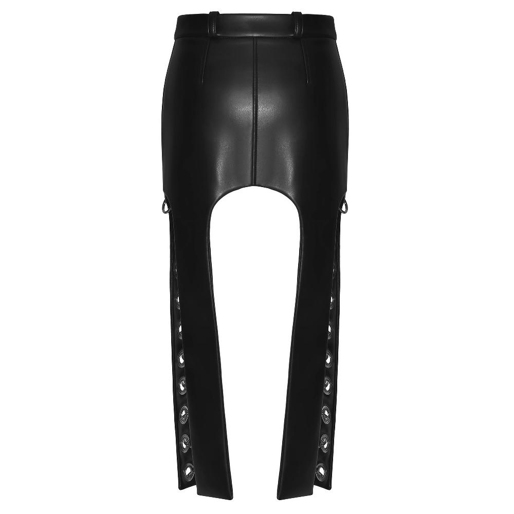 Lado Bokuchava PIERCED BOYFRIEND’S SKIRT Skirt Black