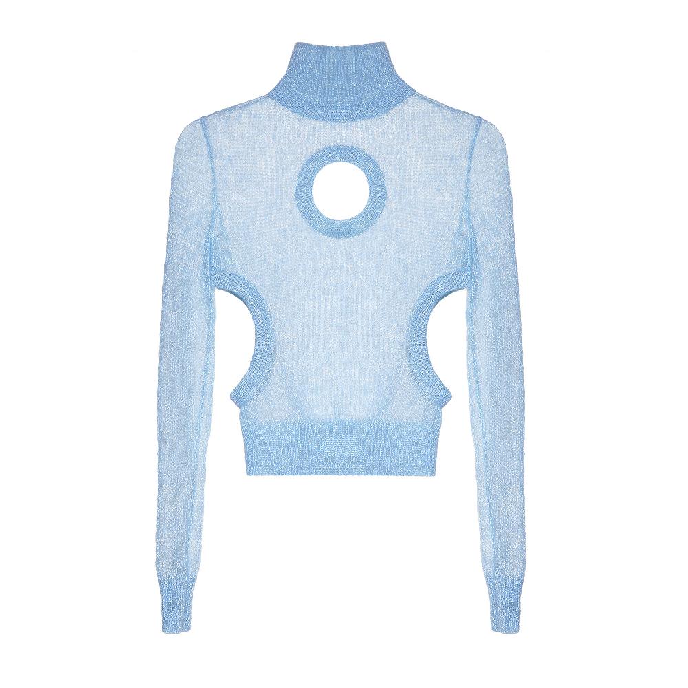 lado bokuchava PIERCED BOYFRIEND’S TOP SAMPLE SALE Blue