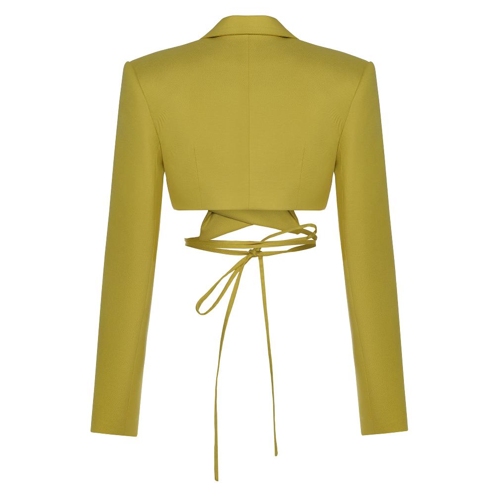 Lado Bokuchava PROTECT BLAZER SAMPLE SALE Pear Green