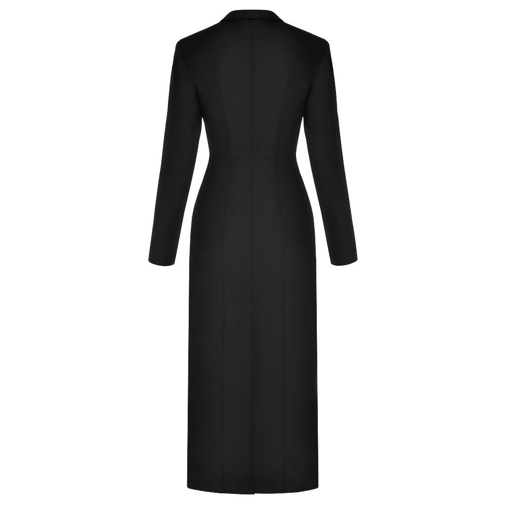 Lado Bokuchava REVERSED SHIBARI TRENCH SAMPLE SALE Black