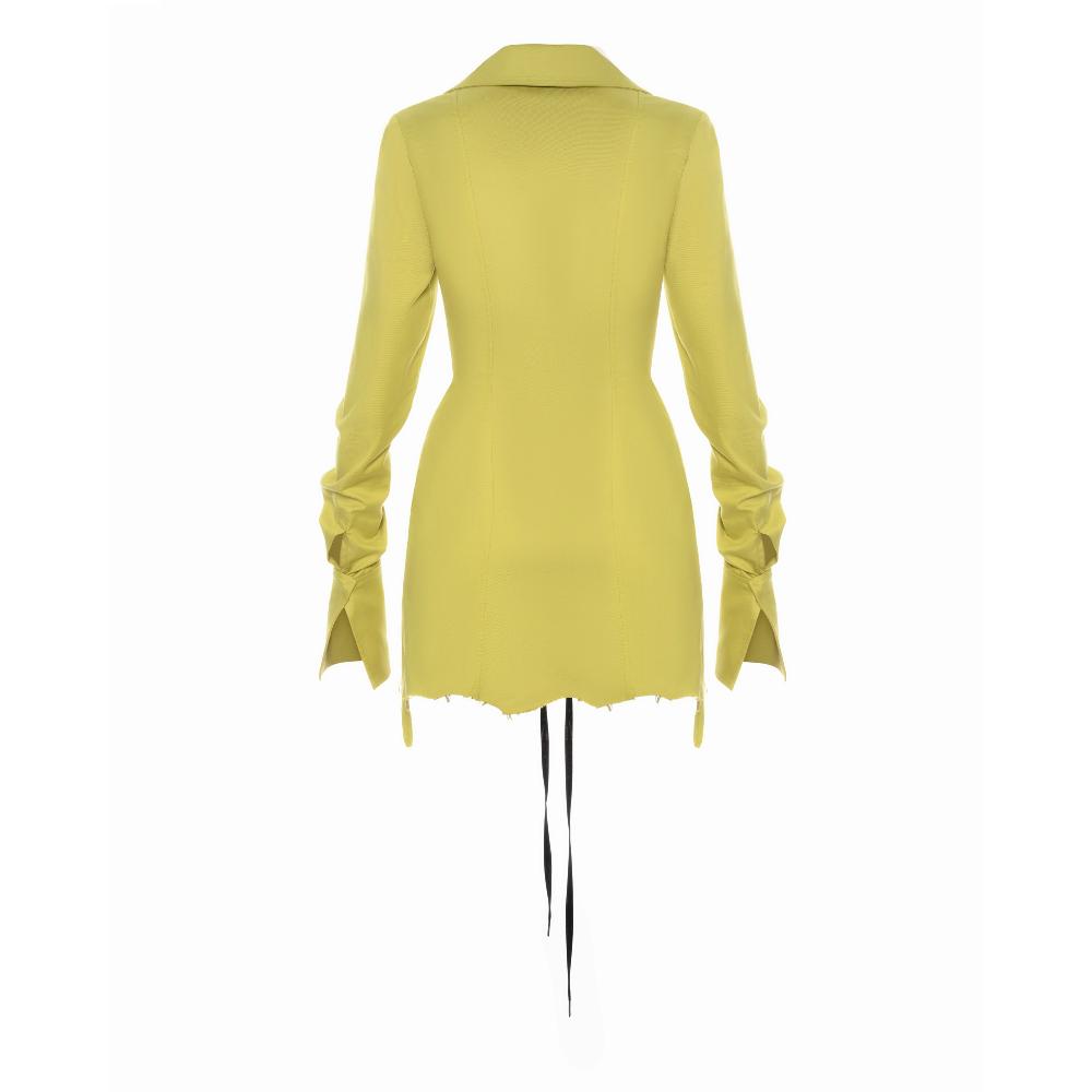 Lado Bokuchava SHIBUYA MINI DRESS Dresses Pear Green