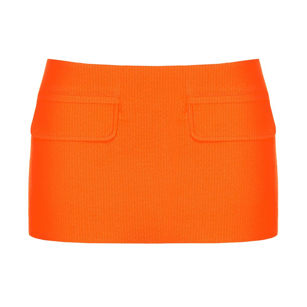 lado bokuchava TWENTYTHREE NEON SKIRT SAMPLE SALE Orange