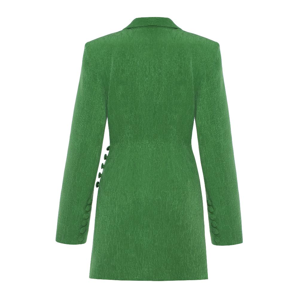 Lado Bokuchava TWISTED FRONT BLAZER SAMPLE SALE Green