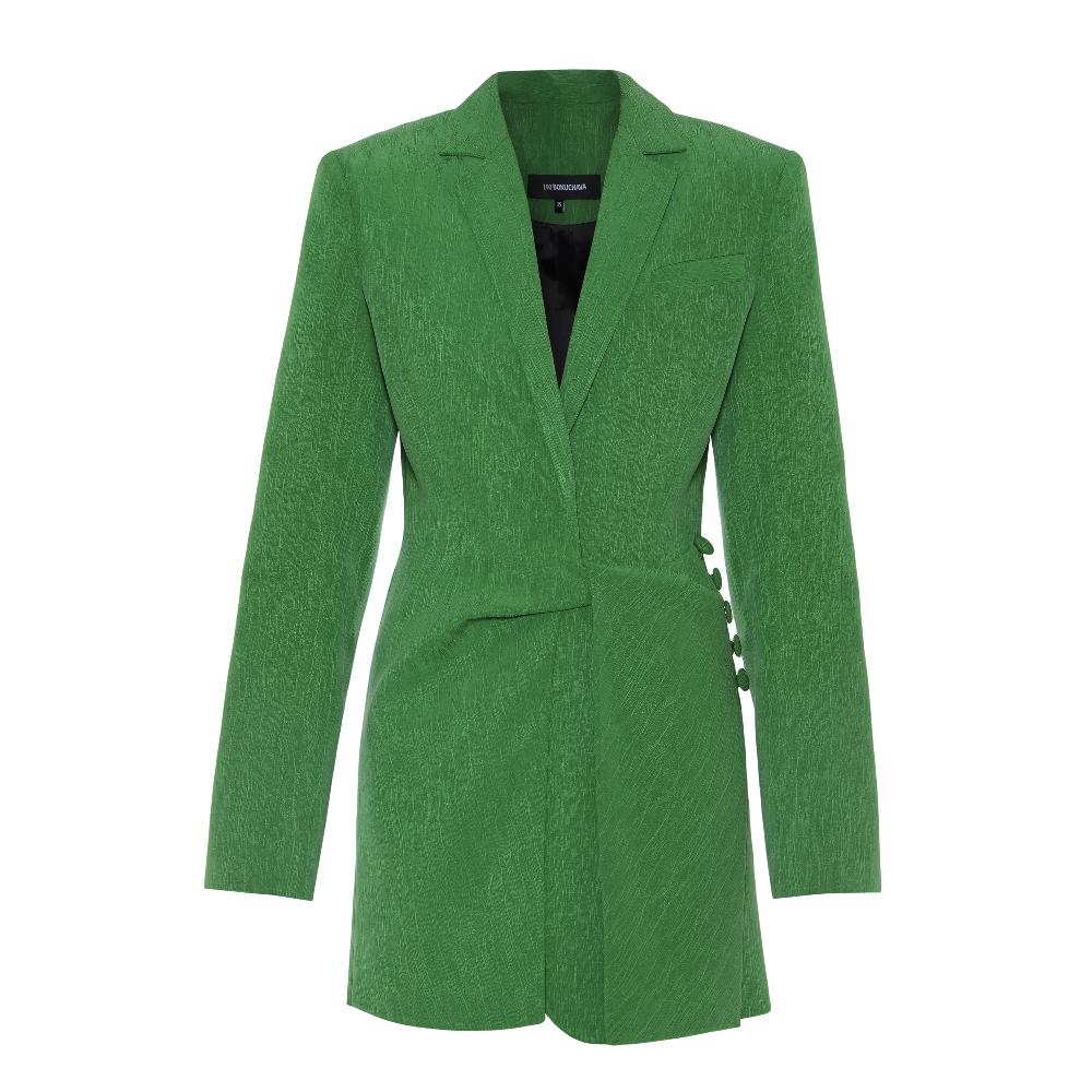 lado bokuchava TWISTED FRONT BLAZER SAMPLE SALE Green