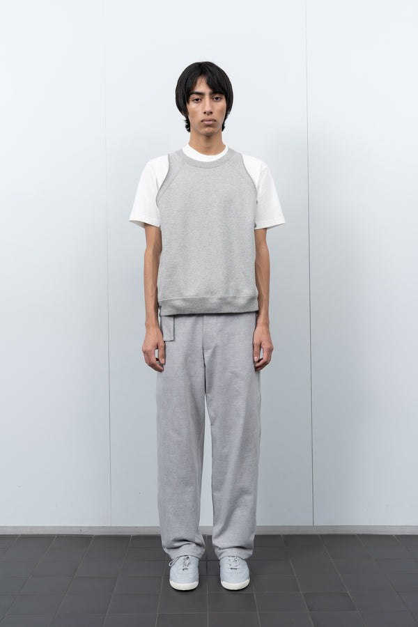 Lady White Co. CUT OFF RAGLAN SWEATSHIRT - HEATHER GREY