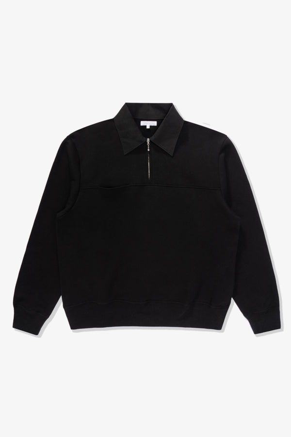 lady white co. ANDERSON QUARTER ZIP - BLACK