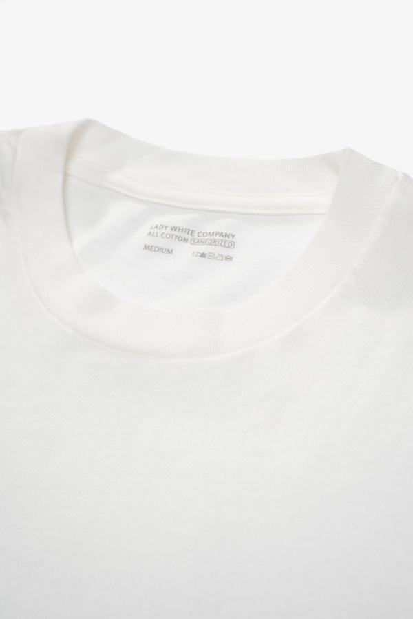 Lady White Co. ATHENS T-SHIRT - WHITE