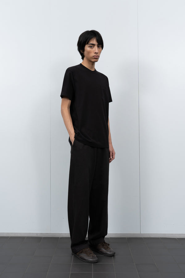 Lady White Co. BALTA POCKET T-SHIRT - BLACK