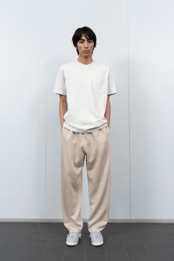 Lady White Co. BALTA POCKET T-SHIRT - OFF WHITE