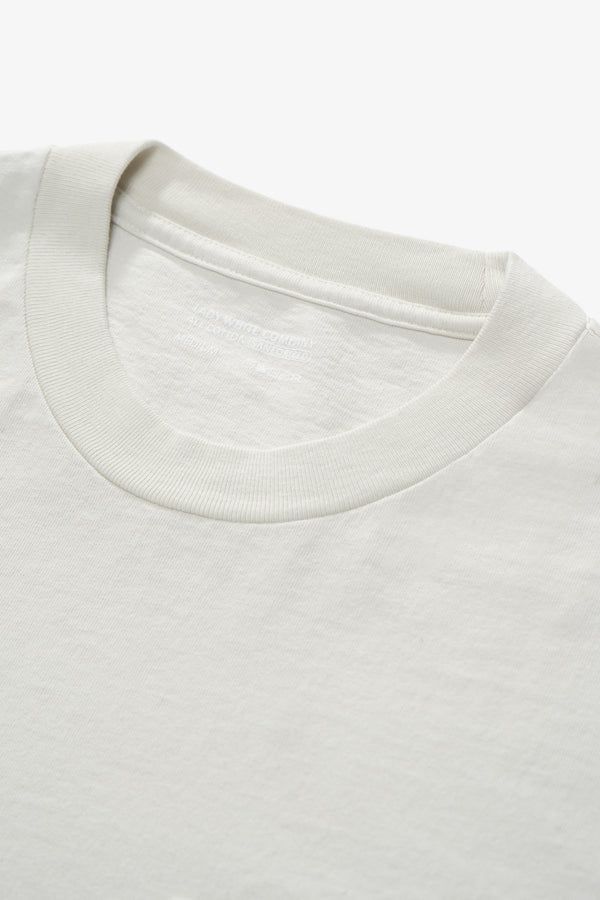 Lady White Co. BALTA POCKET T-SHIRT - OFF WHITE