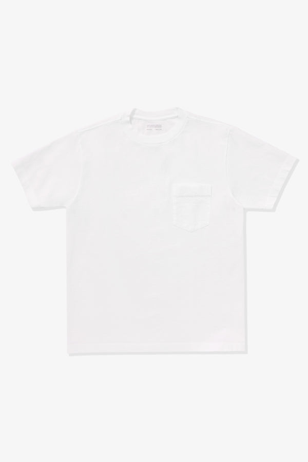 lady white co. BALTA POCKET T-SHIRT - WHITE