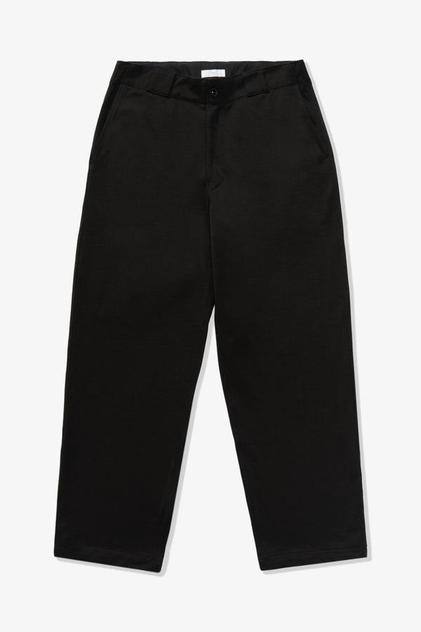 lady white co. CNT JERSEY TROUSER - BLACK
