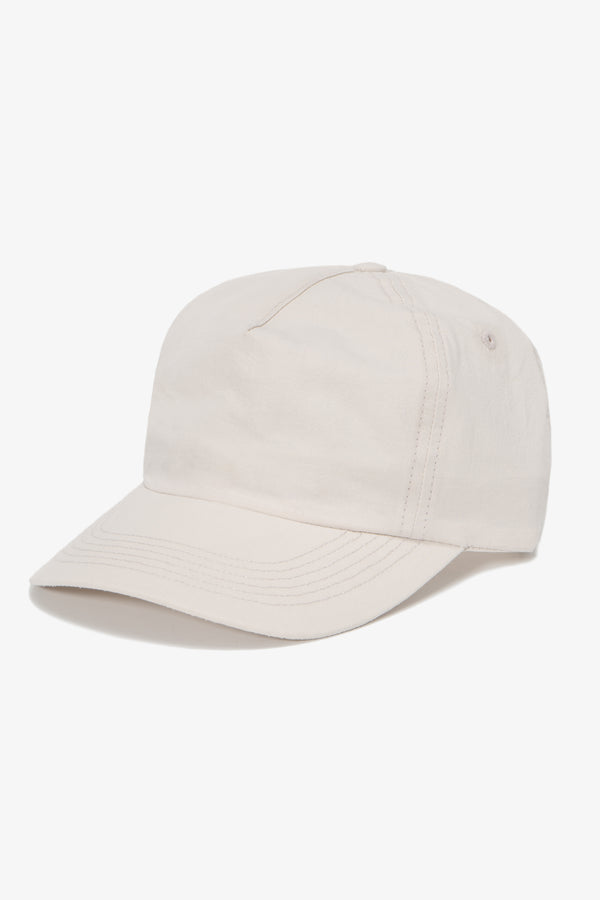 lady white co. CRINKLE COTTON CAP - NATURAL