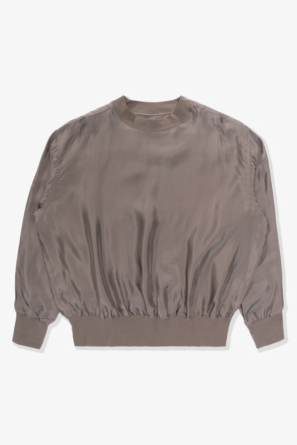 lady white co. CUPRO PULLOVER - DEEP GREY