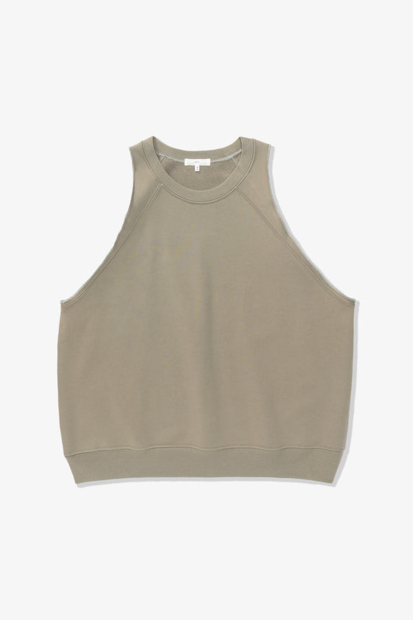lady white co. CUT OFF RAGLAN SWEATSHIRT - ANVIL GREY