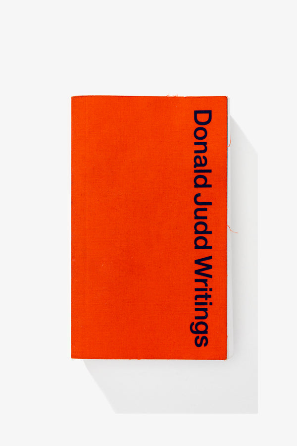 lady white co. Donald Judd - Writings
