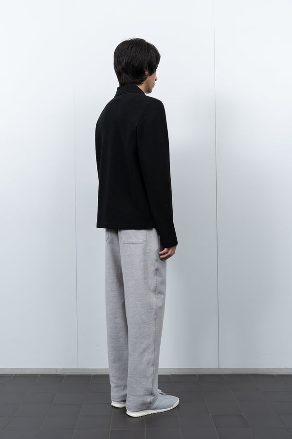 Lady White Co. DOUBLE KNIT JACKET - BLACK