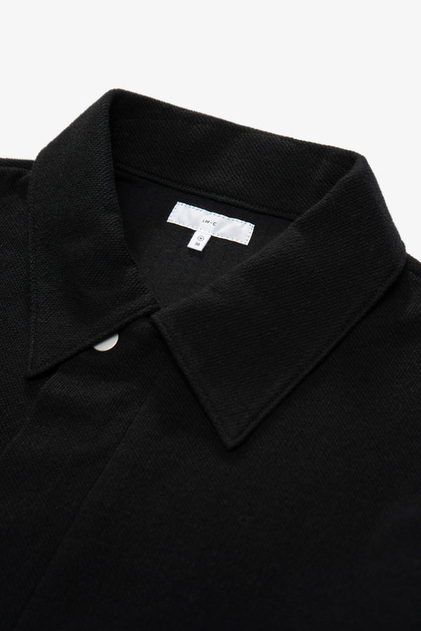 Lady White Co. DOUBLE KNIT JACKET - BLACK