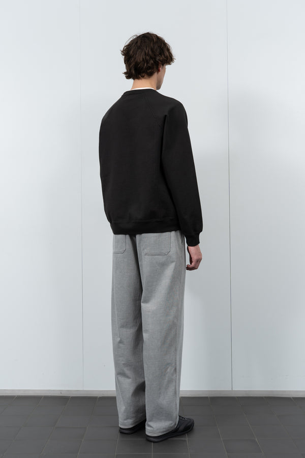 Lady White Co. HEAVY GUSSET CREWNECK - SHADOW