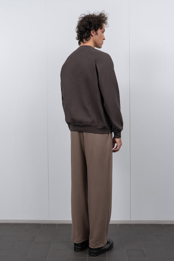 Lady White Co. HEAVY GUSSET CREWNECK - TIRE BLACK