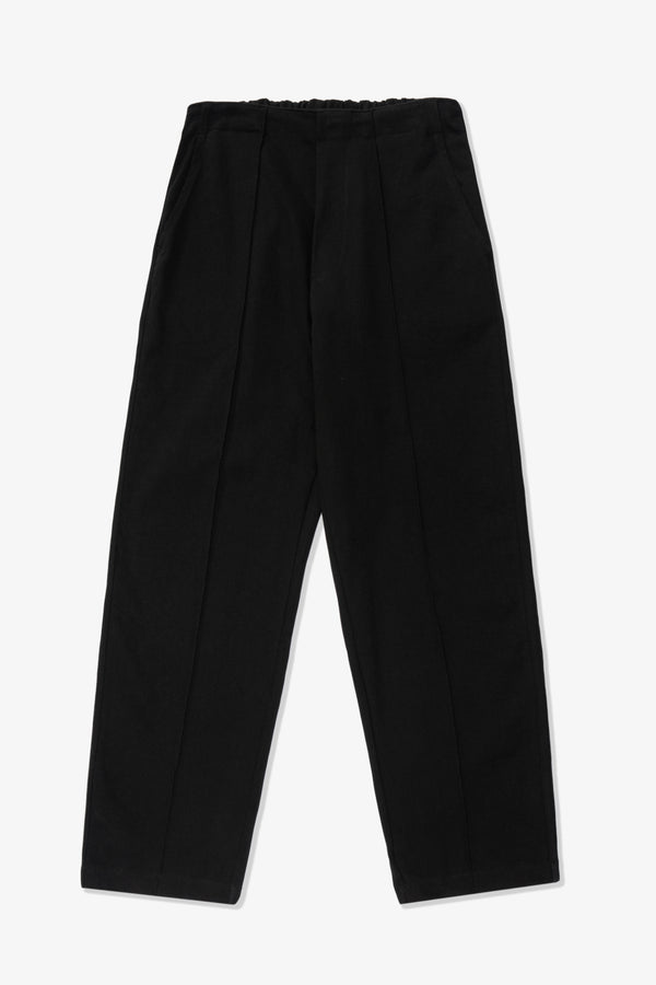 lady white co. JERSEY BAND PANT - BLACK