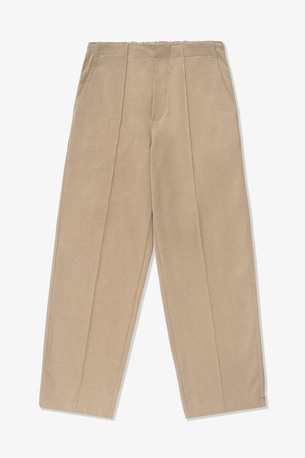 lady white co. JERSEY BAND PANT - SAND