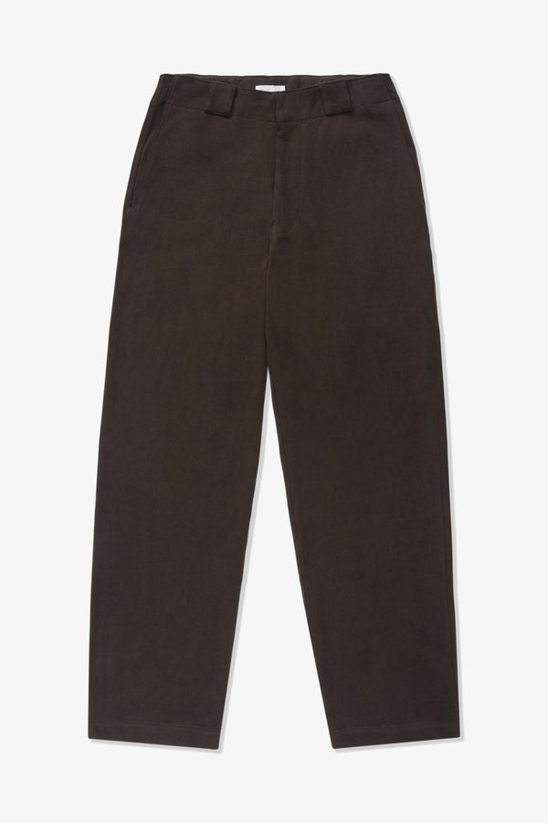 lady white co. JERSEY TROUSER - BLACK MUSHROOM