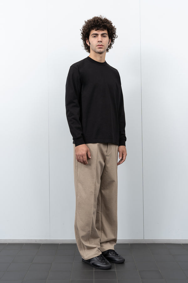 Lady White Co. L/S MUNICIPAL T-SHIRT - BLACK