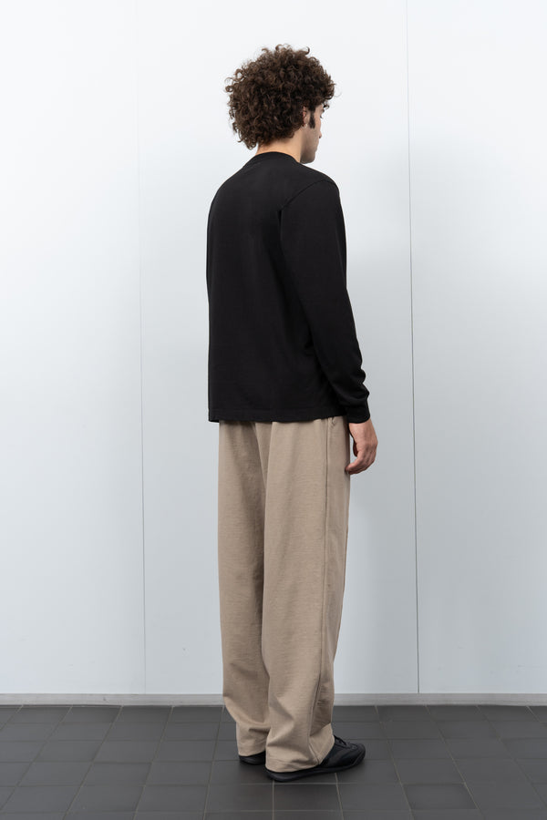 Lady White Co. L/S MUNICIPAL T-SHIRT - BLACK