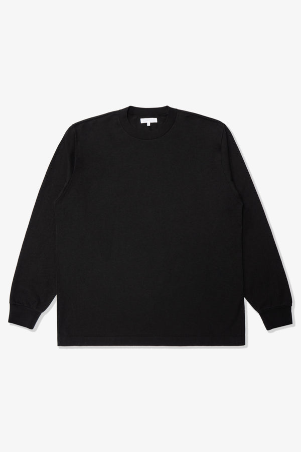 lady white co. L/S MUNICIPAL T-SHIRT - BLACK