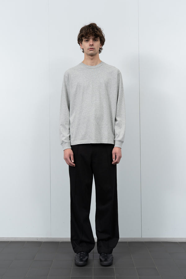 Lady White Co. L/S MUNICIPAL T-SHIRT - HEATHER GREY