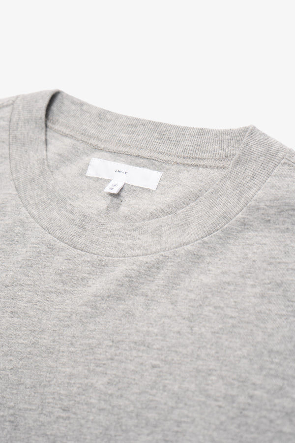 Lady White Co. L/S MUNICIPAL T-SHIRT - HEATHER GREY