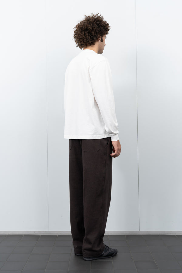 Lady White Co. L/S MUNICIPAL T-SHIRT - WHITE