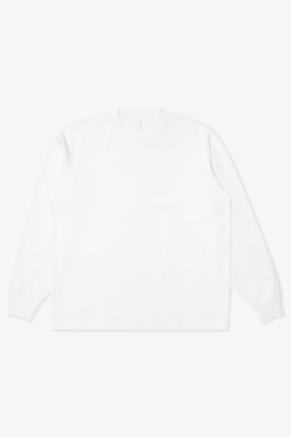 lady white co. L/S MUNICIPAL T-SHIRT - WHITE