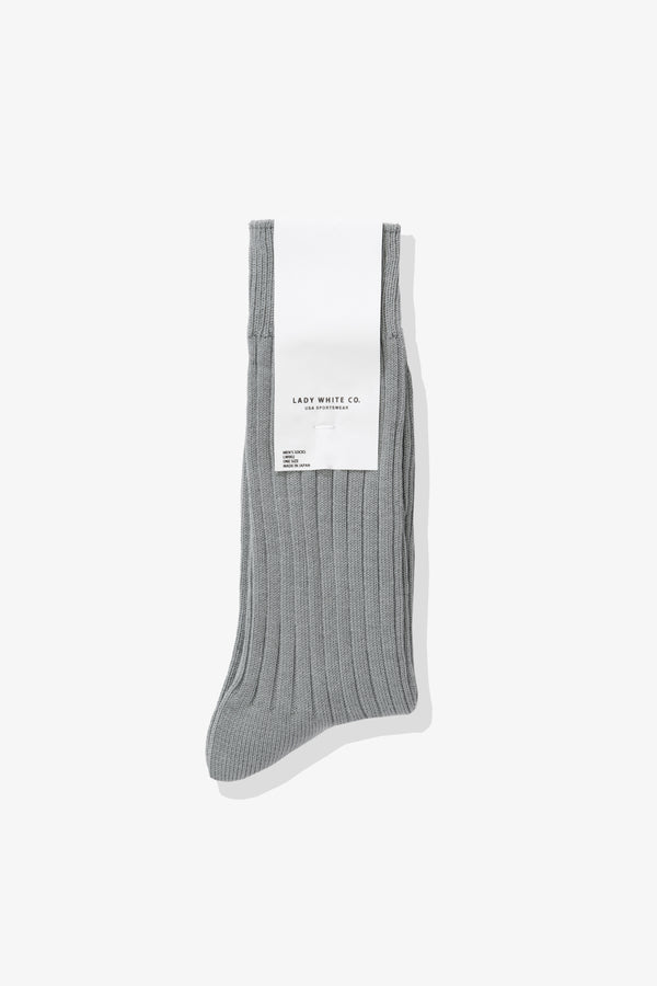 lady white co. LW - C SOCK - STEEL GREY