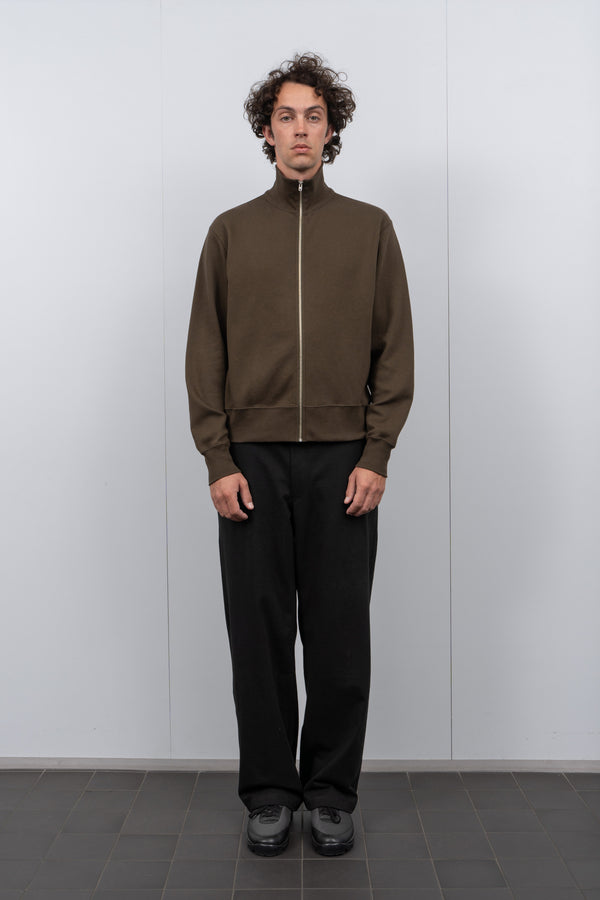 Lady White Co. MESH FULL ZIP - BLACK OLIVE